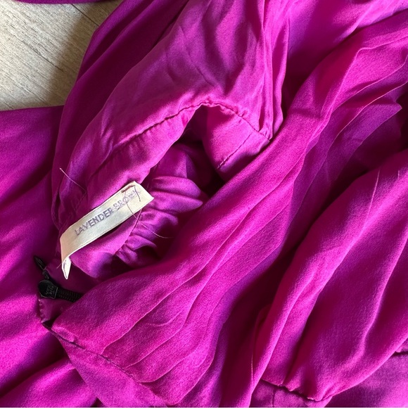 Elegant Bright Purple Sleeveless Dress - Picture 4 of 4